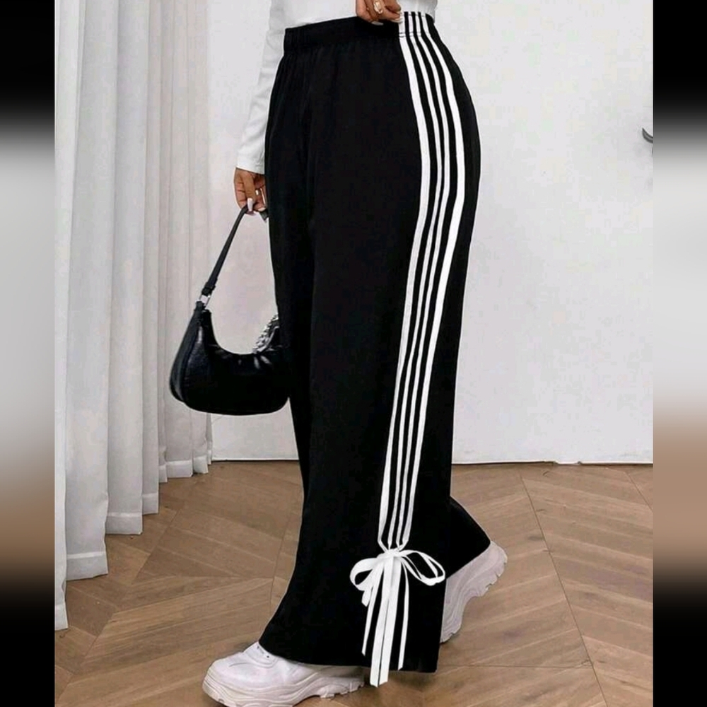 🔥Shein Black Track Pants